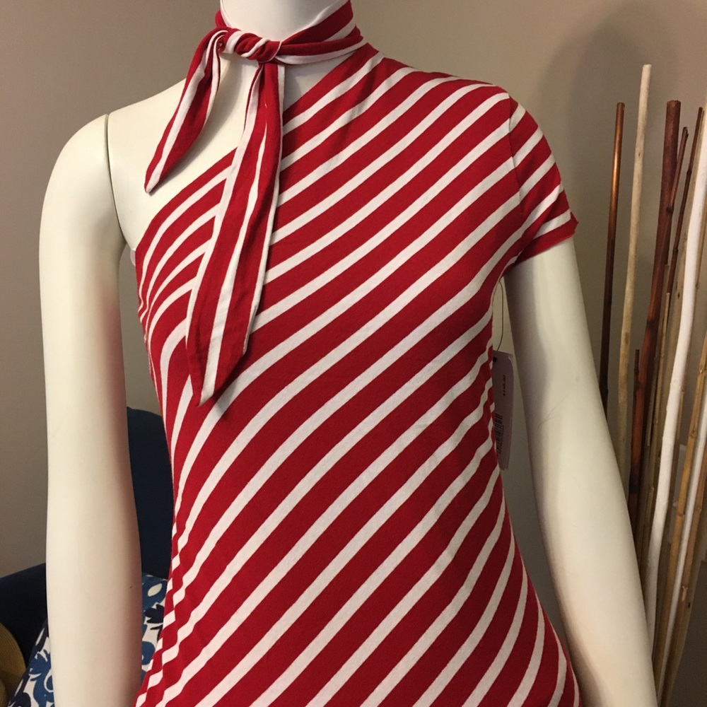 Bailey 44 Striped one shoulder top - size M